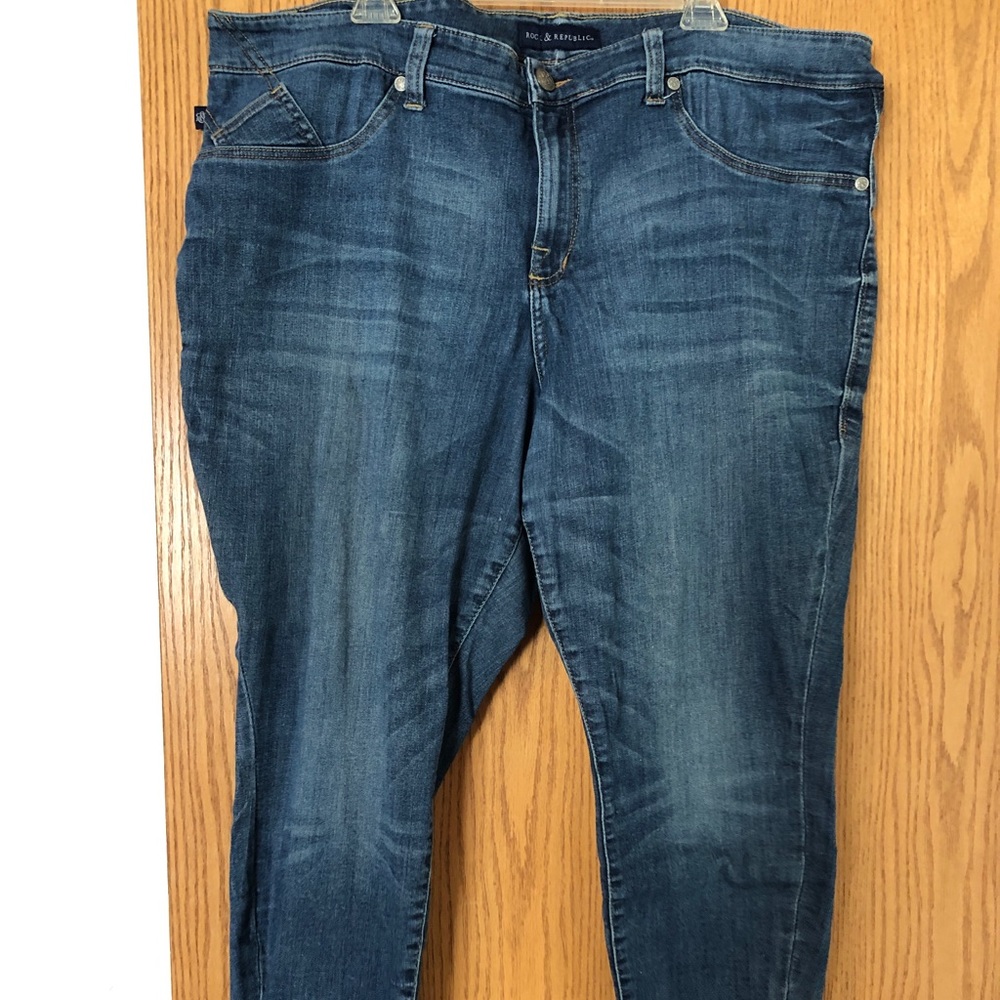 Rock & Republic plus size blue jeans